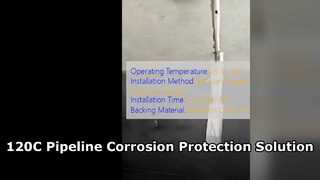 Manchon thermorétractable 3LPP pour protection contre la corrosion des pipelines 120C